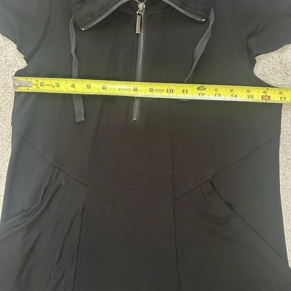 Philsophy Dress Women’s Size Large Midi Length Pockets Raw Hem Sleeve Zipper - Picture 10 of 13